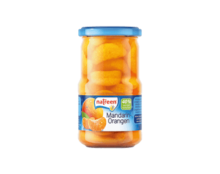 Mandarin Orangen im Glas