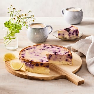 Heidelbeer Quarkkuchen